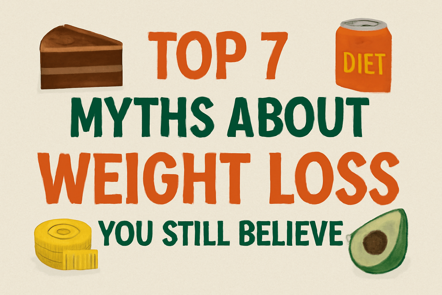 Read more about the article Top 7 Myths About Weight Loss You Still Believe